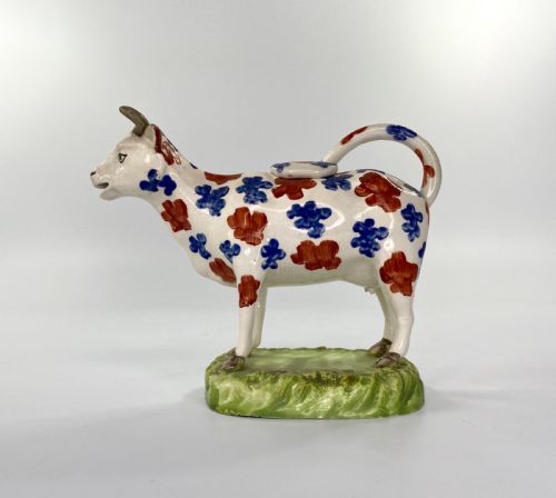 Swansea Pottery Cow Creamer, C. 1820.