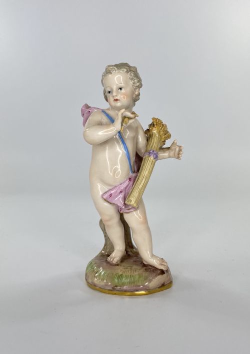 Meissen Porcelain Putti, C. 1870.