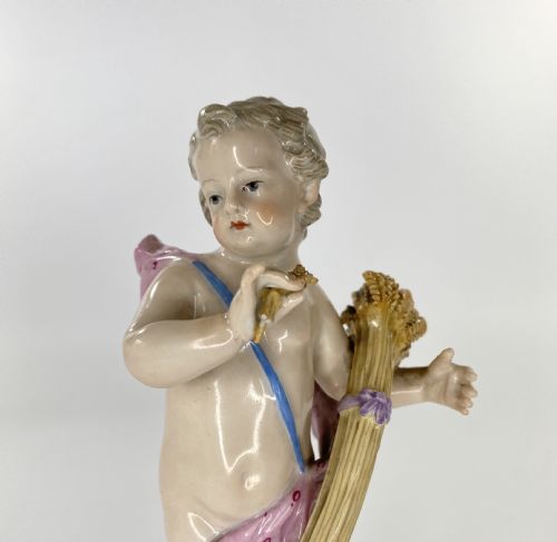 fig 1. Meissen porcelain Putti, c. 1870.