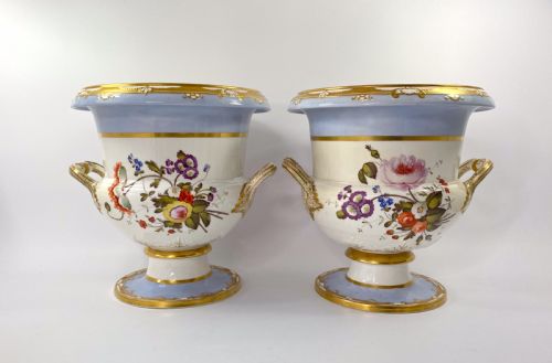 Pair of Large Spode Ice Pails, C. 1820.