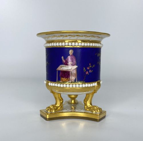 Fbb Worcester ‘Chinoiserie’ Porcelain Urn, C. 1815