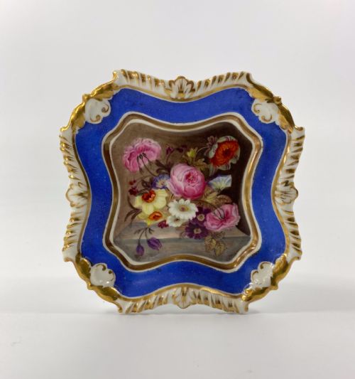 Rockingham Porcelain Pin Tray, C. 1835.