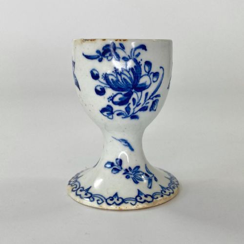 Rare Bow Porcelain Egg Cup, C. 1760.