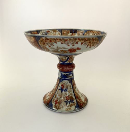 Japanese Imari Large Stand, C. 1890. Meiji Period.
