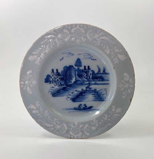 Bristol Delft Dish, C. 1760.