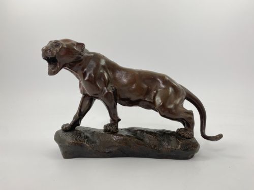 Thomas Francois Cartier Bronze Panther, C. 1910.