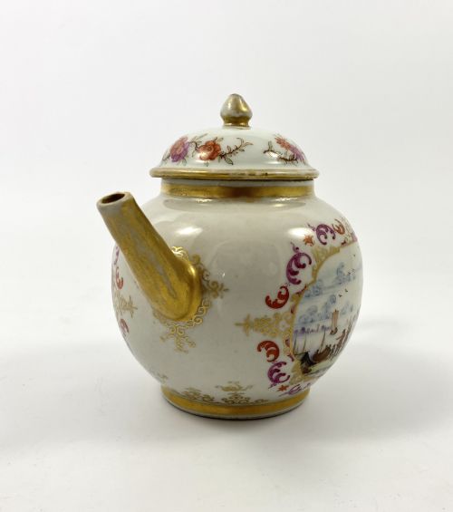 fig 1. Chinese ‘Meissen’ style teapot. c. 1760. Qianlong Period.