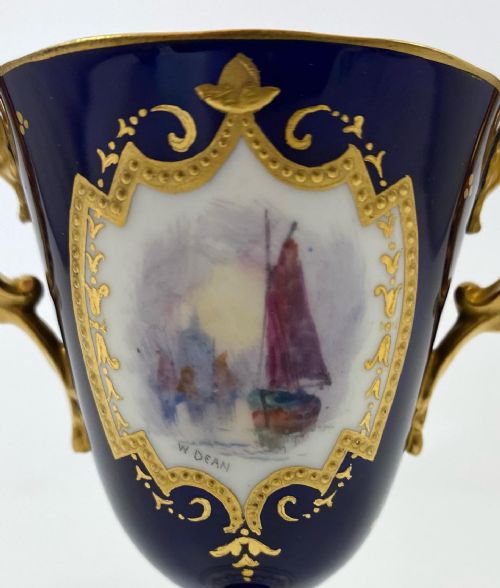 fig 1. Royal Crown Derby vase, William Dean, c. 1915.