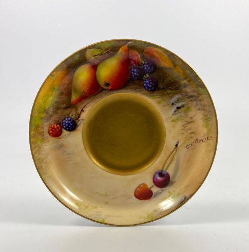 fig 1. Royal Worcester ‘Fruit’ coffee can and saucer, dated 1924.