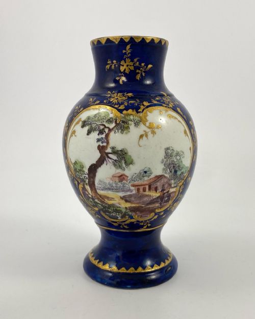 Derby Porcelain Vase, C. 1758.
