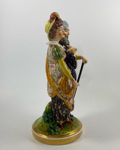 fig 1. Derby porcelain group, ‘Belisarius and Daughter’, c. 1820.