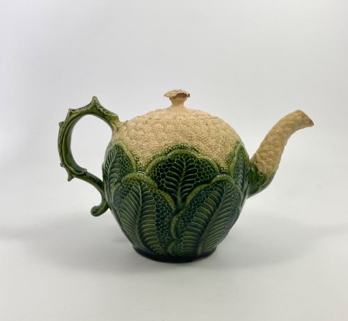 fig 1. Staffordshire ‘Cauliflower’ teapot & cover, c. 1765.