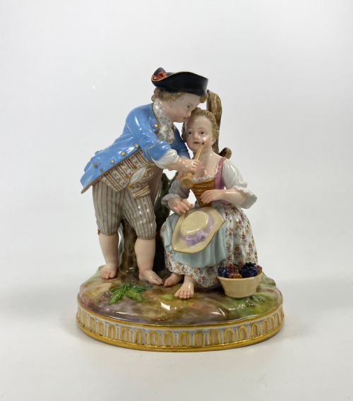 Meissen Porcelain Group, C. 1880.