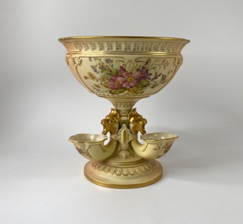 Royal Worcester Porcelain ‘Flower Bowl’, Dated 1912.