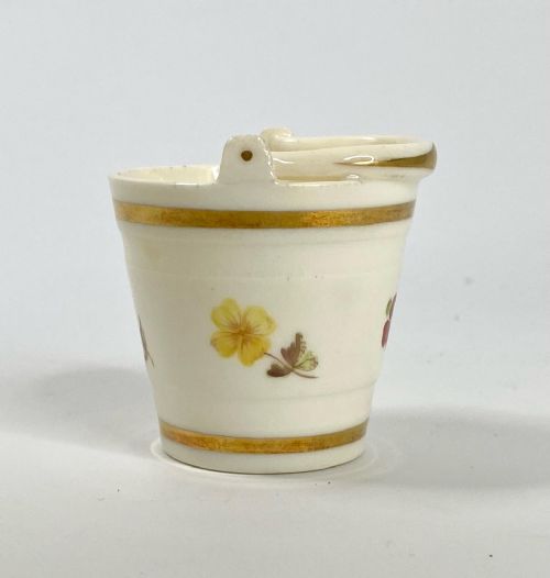 fig 1. Rockingham porcelain ‘Toy Bucket’, 1826 - 1830’.