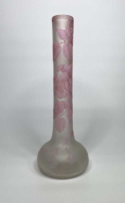 Thomas Webb & Sons Cameo Glass Vase, C. 1880