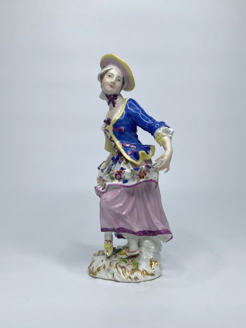 fig 1. Meissen ‘Cris de Paris’ figure, ‘Bakers Companion’, c. 1755.