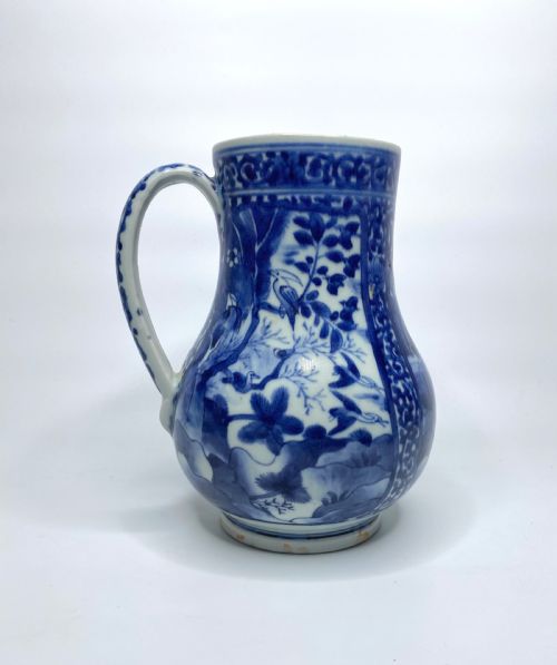 Arita Porcelain Tankard, Japan, C. 1700. Genroku Period.