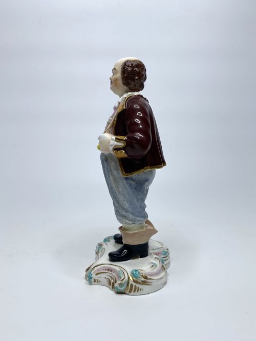 fig 1. Derby porcelain ‘Nodding’ figure of Frölich, c. 1840.