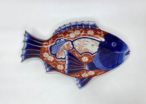 Imari Fish Serving Dish, Japan, C. 1890, Meiji Period.