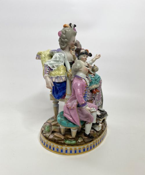 fig 1. Meissen porcelain group, ‘The Good Mother’, c. 1870.