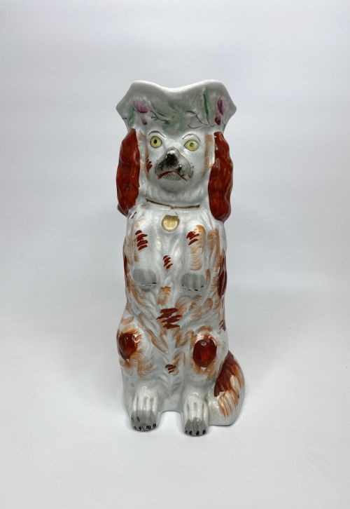 Staffordshire ‘Begging Spaniel’ Jug, C. 1860.