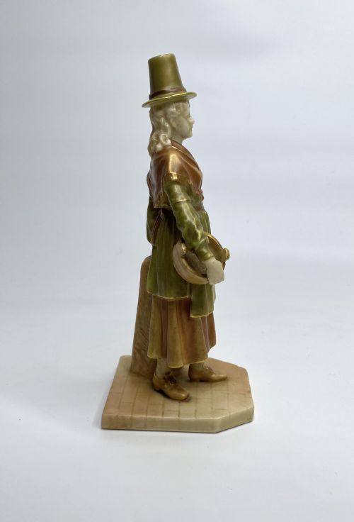 fig 1. Royal Worcester figure ‘Wales’, James Hadley, d. 1902.