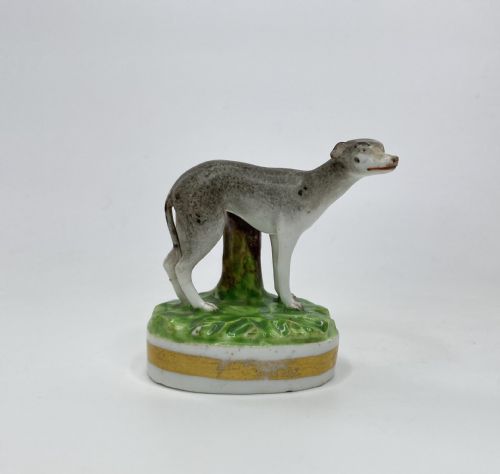 Derby Porcelain Greyhound, C. 1830.