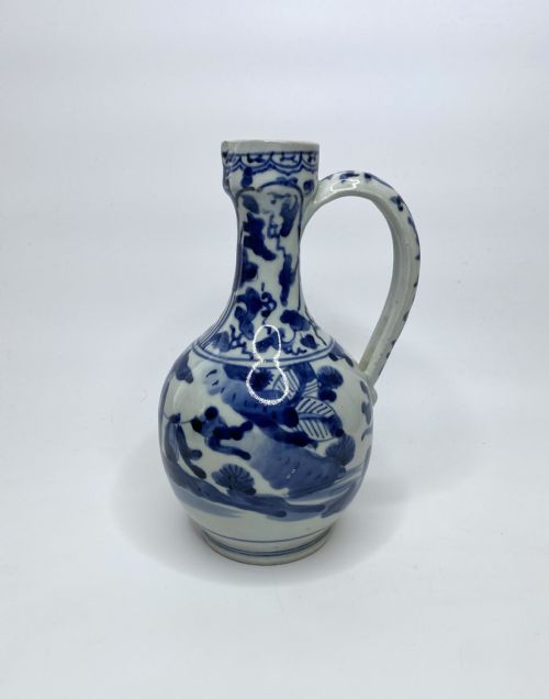 Arita Porcelain Ewer, Japan, C. 1690, Genroku Period.