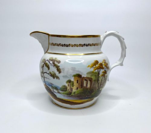 fig 1. New Hall porcelain water jug ‘JH’, c. 1815.