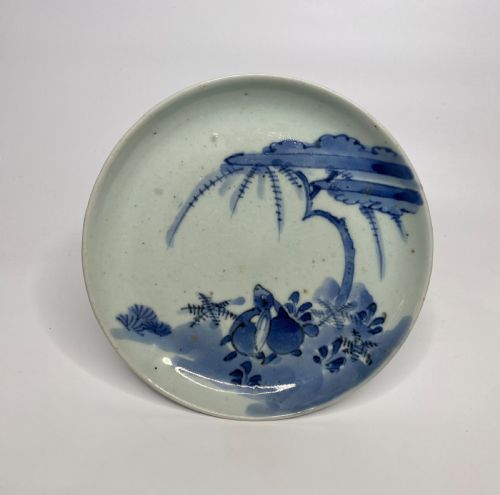 Arita Porcelain Dish ‘Hare’, Japan, 18th Century, Edo Period.