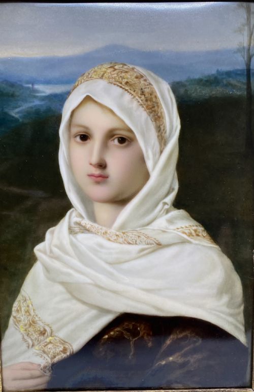 fig 1. KPM Berlin porcelain plaque, c. 1850.