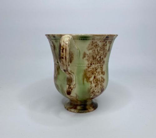 fig 1. Staffordshire Whieldon glaze loving cup, c. 1760.