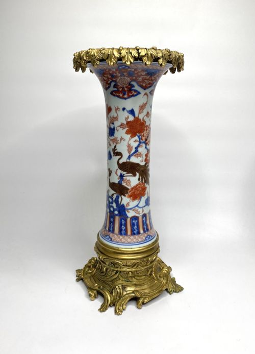 fig 1. Chinese Imari & ormolu vases, Kangxi Period, c. 1700.