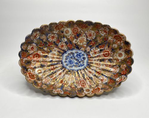 Japanese Imari Shallow Bowl, Arita, C. 1890, Meiji Period.