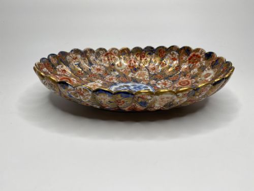 fig 1. Japanese Imari shallow bowl, Arita, c. 1890, Meiji Period.