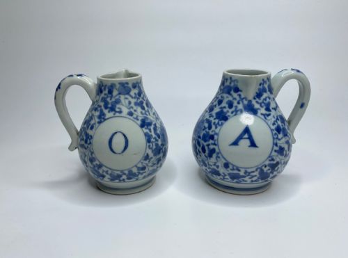 Arita Oil and Vinegar Ewers, C. 1700, Genroku Period.