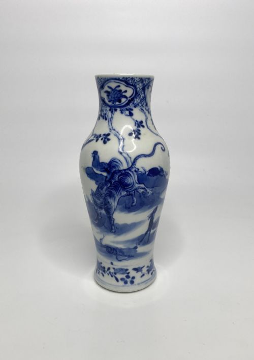 Chinese Porcelain Zodiac Vase, C. 1880, Qing Dynasty.