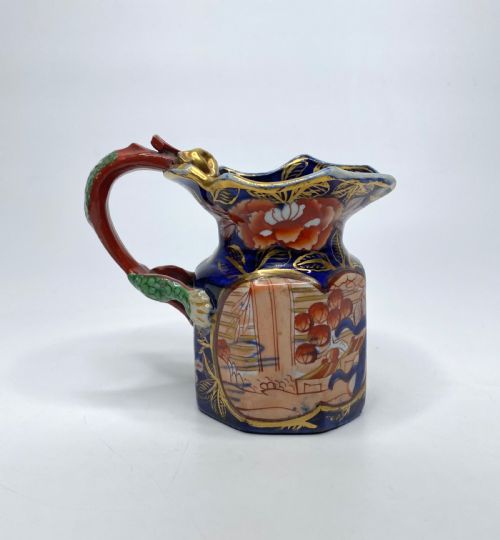 Masons Ironstone Hydra Jug, School House Pattern, C. 1815.