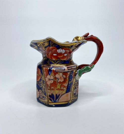 fig 1. Masons Ironstone Hydra jug, School House pattern, c. 1815.