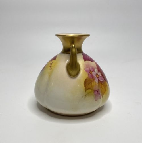 fig 1. Royal Worcester vase, Kitty Blake, d. 1931.