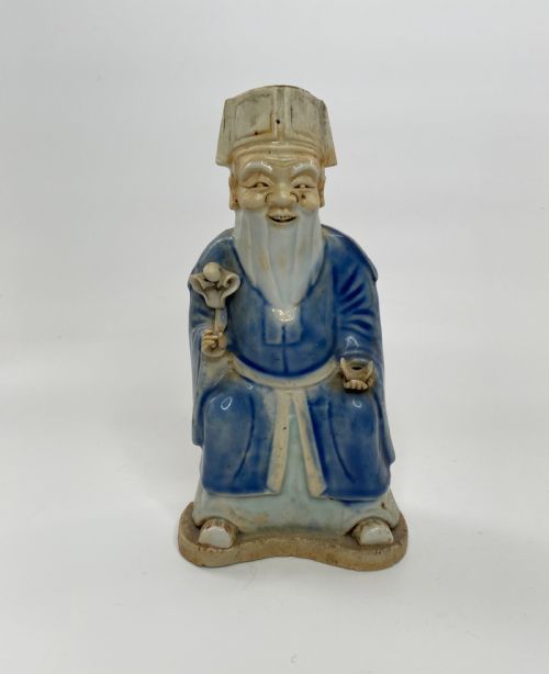 Chinese Figure Cai Shen, C. 1800, Jiaqing Period.