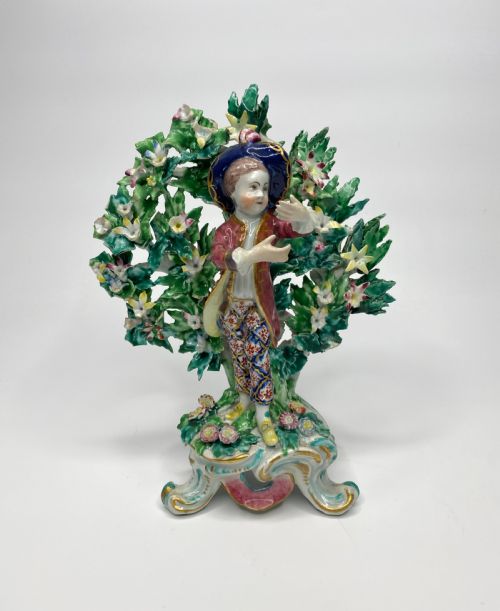 fig 1. Fine Pair of Bow porcelain bocage figures, New Dancers, c. 1765.