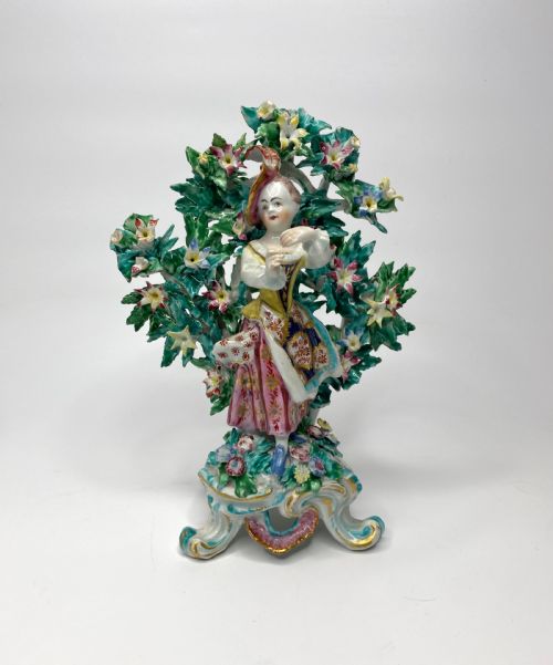 fig 2. Fine Pair of Bow porcelain bocage figures, New Dancers, c. 1765.