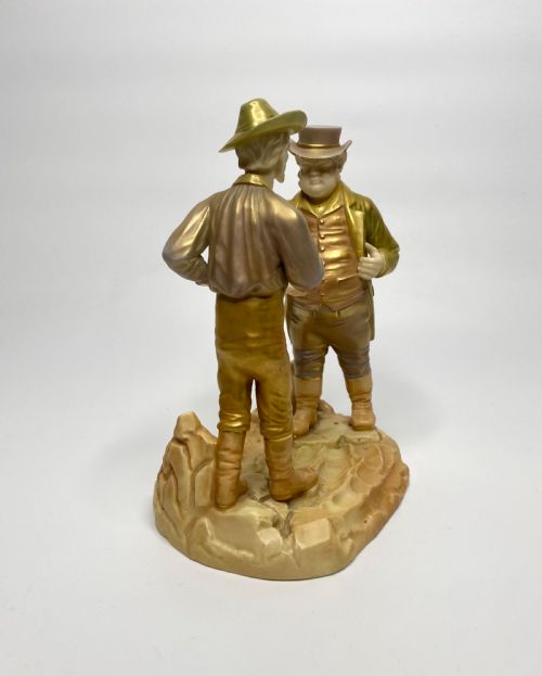 fig 1. Royal Worcester ‘Anglo American’ group, d. 1903.