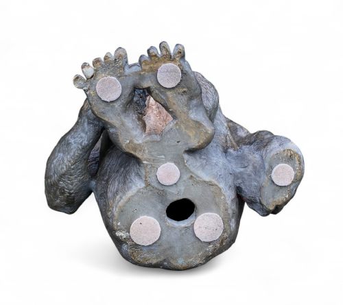 AUSTRIAN TERRACOTTA CHIMPNAZEE C 1890 - ADDITIONAL PHOTO 10