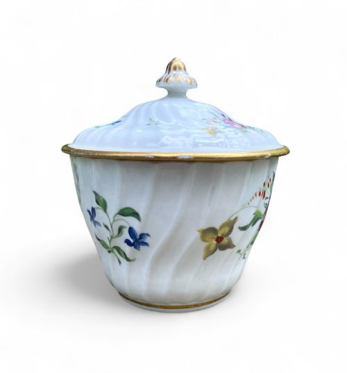 WORCESTER PORCELAIN SUCRIER FLIGHT PERIOD C 1785 - ADDITIONAL PHOTO 2