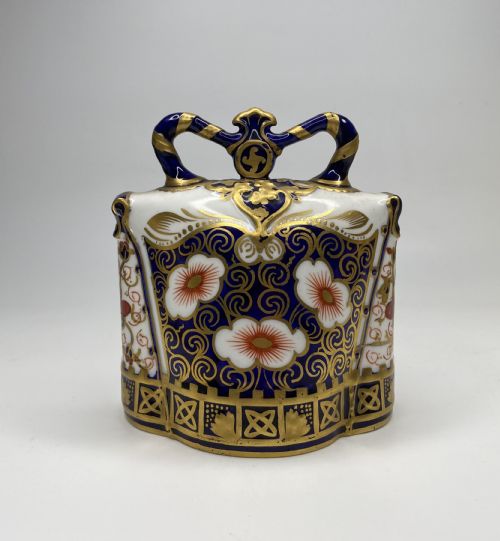 Royal Crown Derby Cow Bell, Dated 1898.