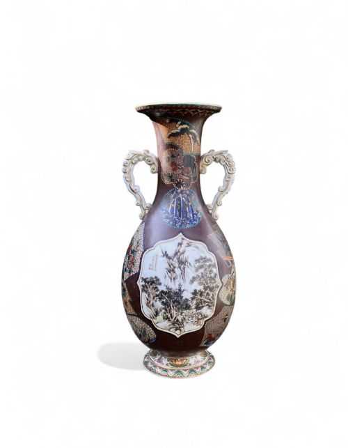 Kanzan Denshichi Totai Cloisonné Vase, Japan, C. 1880, Meiji Period.