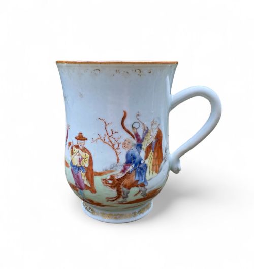 Chinese Porcelain Luohan  Mug, C. 1760. Qianlong.